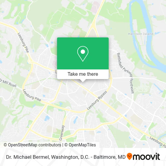 Dr. Michael Bermel map