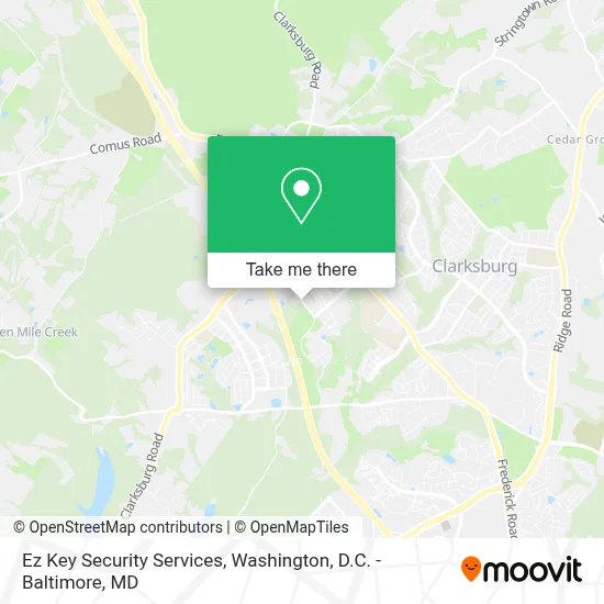 Ez Key Security Services map