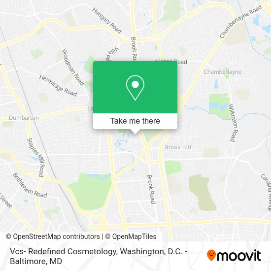 Vcs- Redefined Cosmetology map