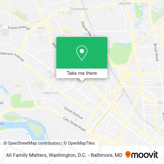 All Family Matters map