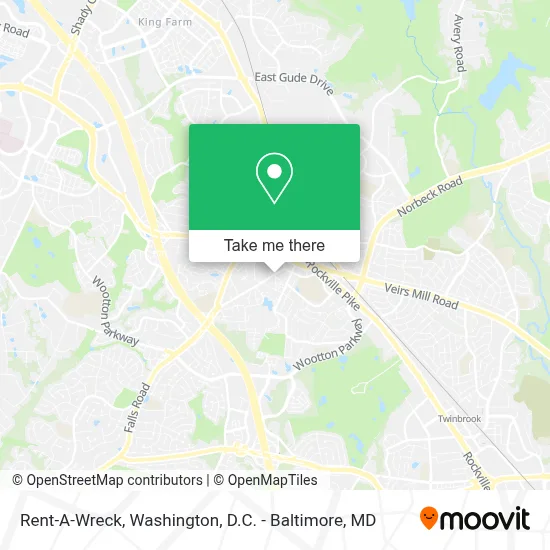 Rent-A-Wreck map