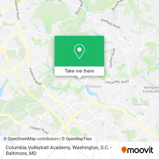 Columbia Volleyball Academy map
