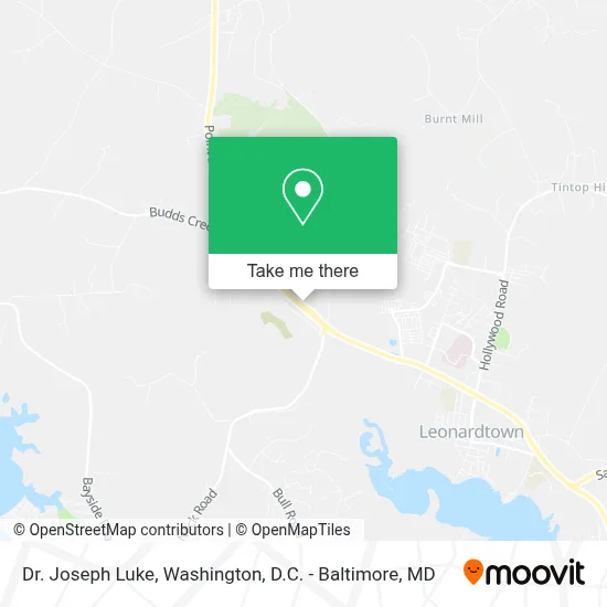 Dr. Joseph Luke map