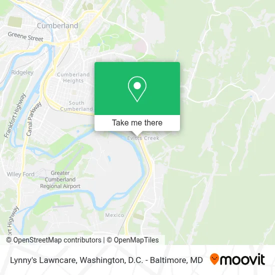 Lynny's Lawncare map