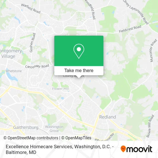 Excellence Homecare Services map
