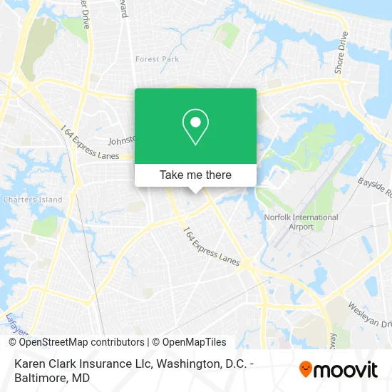 Karen Clark Insurance Llc map