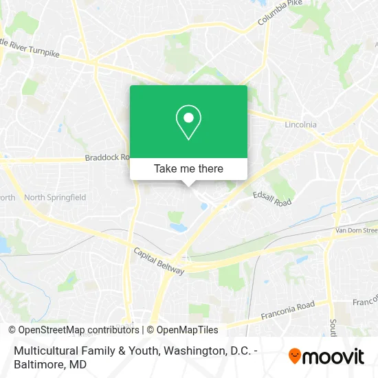 Multicultural Family & Youth map