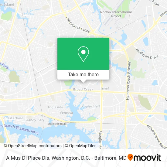 A Mus Di Place Dis map