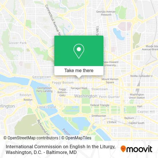International Commission on English In the Liturgy map