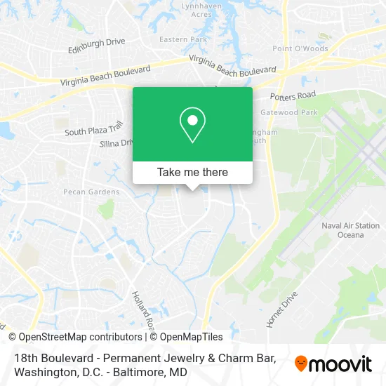 18th Boulevard - Permanent Jewelry & Charm Bar map
