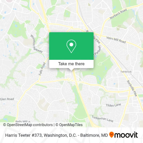 Harris Teeter #373 map