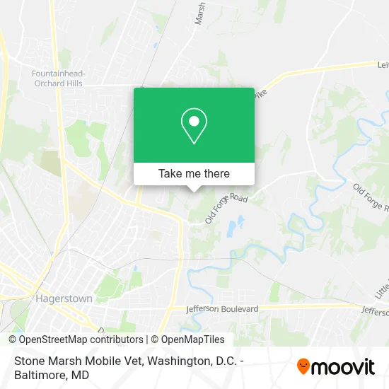 Stone Marsh Mobile Vet map