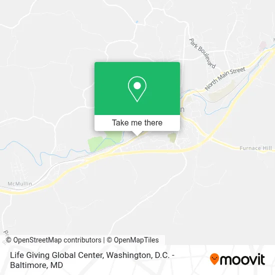 Life Giving Global Center map