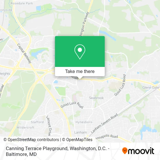 Canning Terrace Playground map