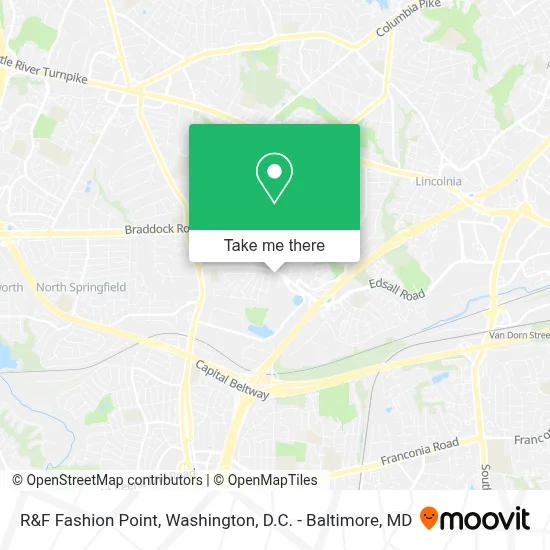 R&F Fashion Point map