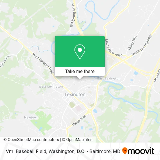 Vmi Baseball Field map