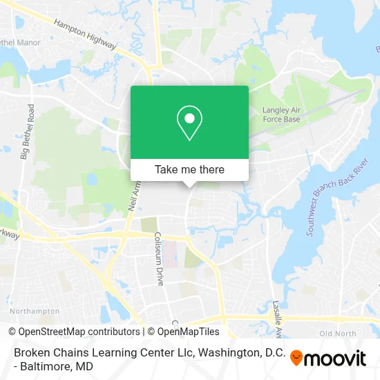 Broken Chains Learning Center Llc map