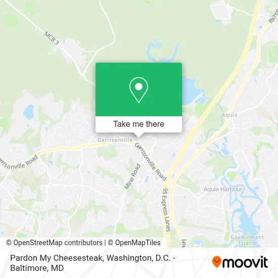 Pardon My Cheesesteak map