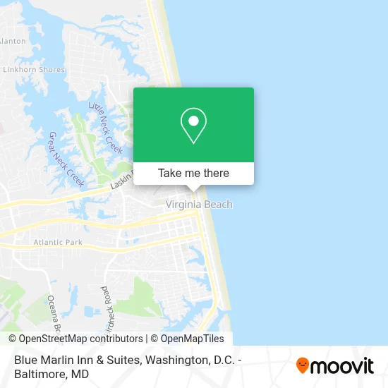 Blue Marlin Inn & Suites map
