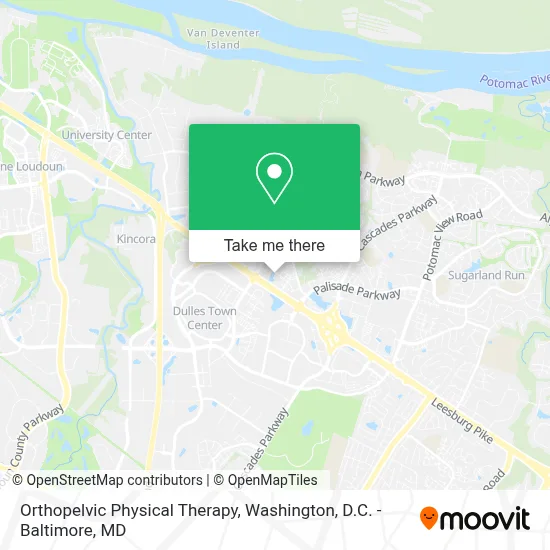Orthopelvic Physical Therapy map