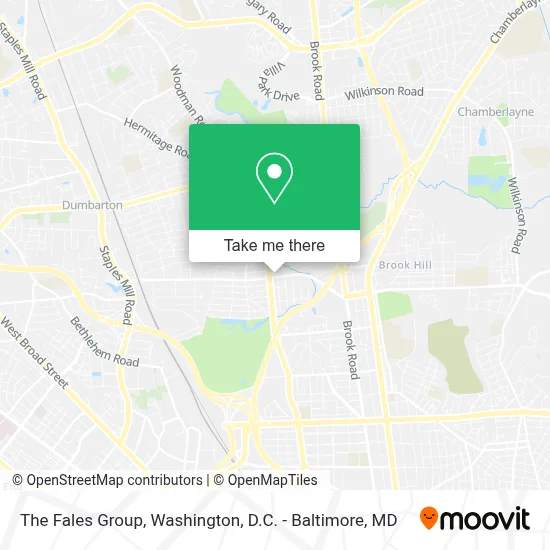 The Fales Group map