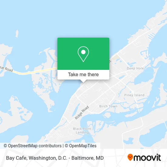 Bay Cafe map