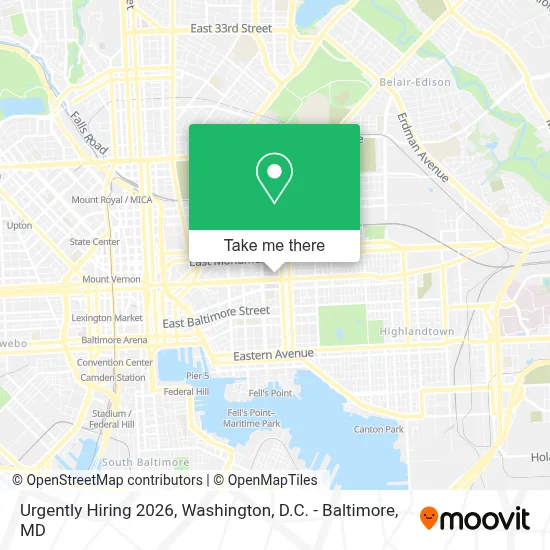 Urgently Hiring 2026 map