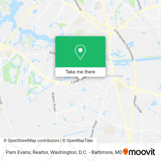 Pam Evans, Realtor map