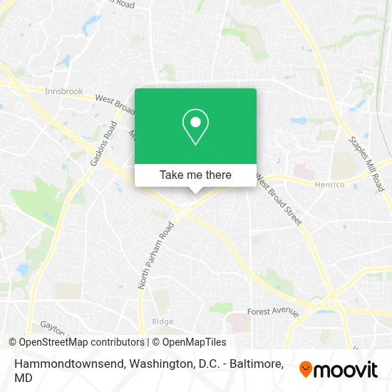 Hammondtownsend map