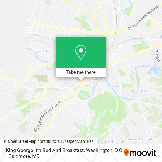 King George Inn Bed And Breakfast map