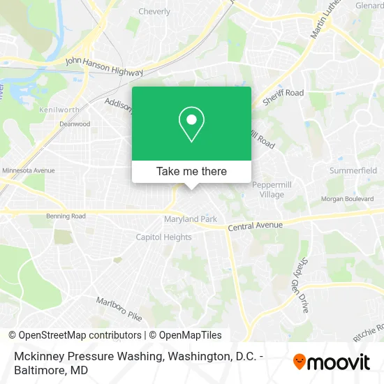 Mckinney Pressure Washing map