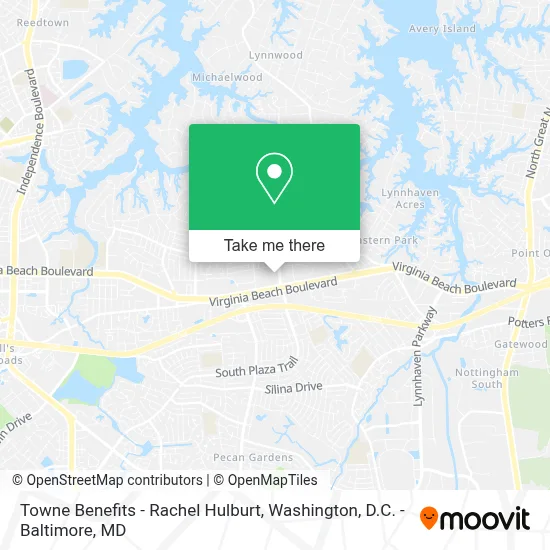 Towne Benefits - Rachel Hulburt map