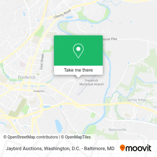 Jaybird Auctions map
