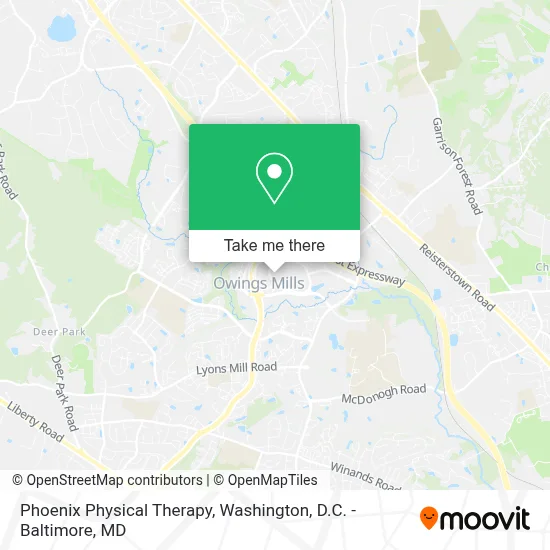 Phoenix Physical Therapy map