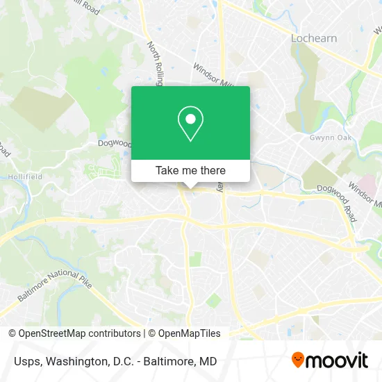Usps map