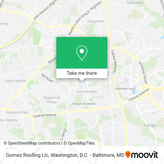 Gomez Roofing Llc map