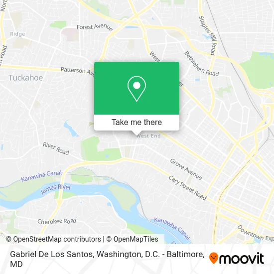Gabriel De Los Santos map