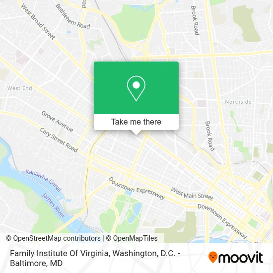 Family Institute Of Virginia map