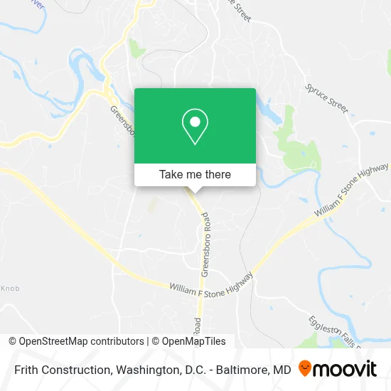 Frith Construction map