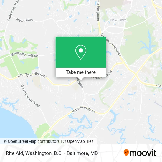 Rite Aid map