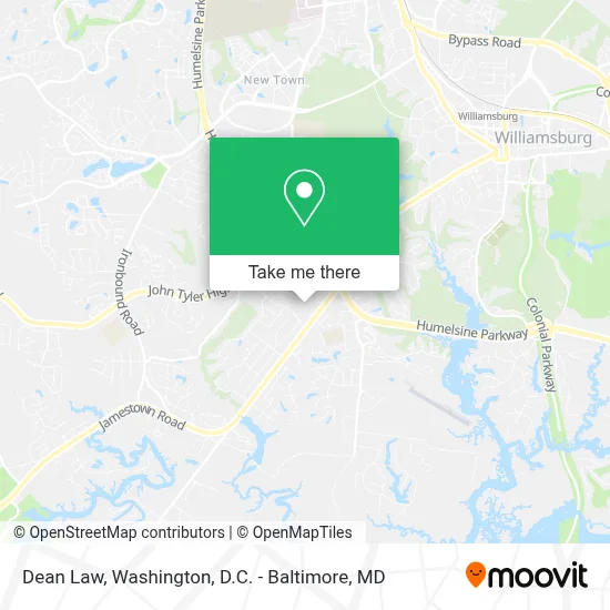 Dean Law map