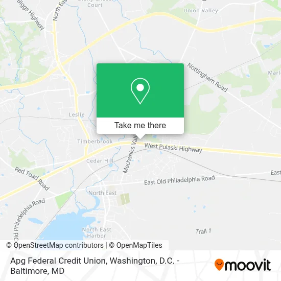 Apg Federal Credit Union map