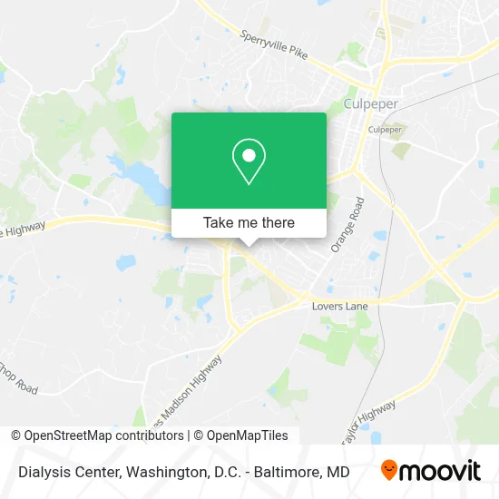 Dialysis Center map