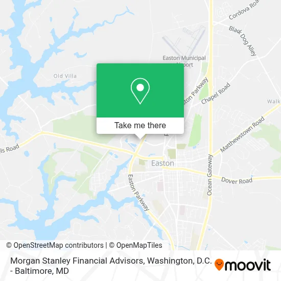 Morgan Stanley Financial Advisors map