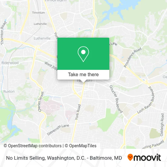 No Limits Selling map