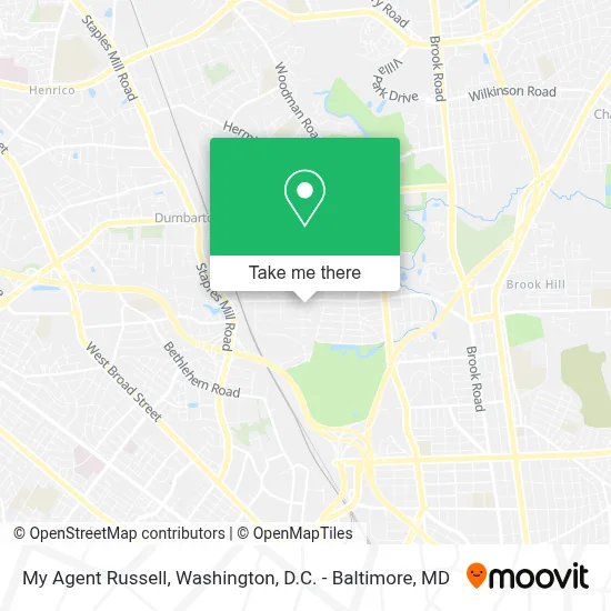 My Agent Russell map