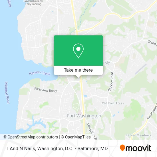 T And N Nails map