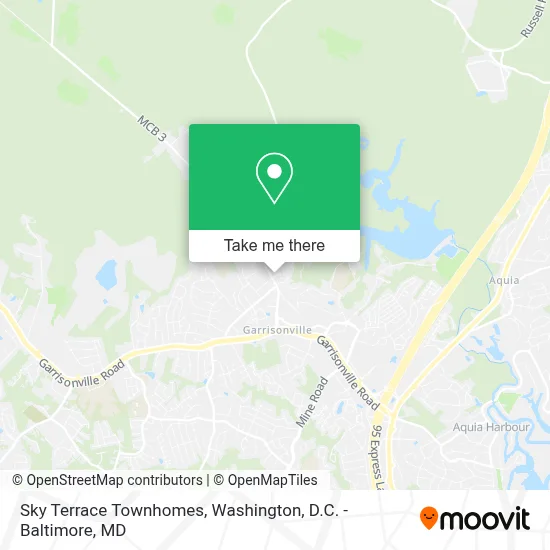 Sky Terrace Townhomes map