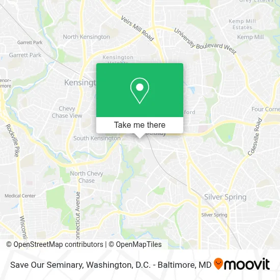 Save Our Seminary map