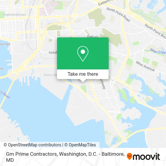Gm Prime Contractors map